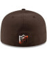 Men's Brown Cleveland Browns Color Dim 59FIFTY Fitted Hat