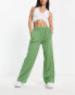 Urban Revivo checkerboard trousers in green