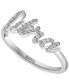 ფოტო #1 პროდუქტის EFFY® Diamond Zodiac Libra Ring (1/10 ct. t.w.) in Sterling Silver