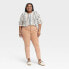 Фото #2 товара Women's Plus Size Mid-Rise Skinny Jeans - Knox Rose Light Brown 20