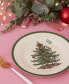 Фото #2 товара Christmas Tree Salad Plate, Set of 4