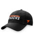 Фото #2 товара Men's Black Anaheim Ducks Authentic Pro Rink Adjustable Hat