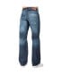 Фото #4 товара Men's Relaxed Straight Handcrafted Wash Premium Denim Signature Jeans