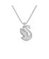 ფოტო #1 პროდუქტის Crystal Swan Small Iconic Swan Pendant Necklace