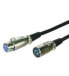 Фото #1 товара Wentronic XLR Connection Cable - 2m - XLR (3-pin) - Male - XLR (3-pin) - Female - 2 m - Black - Metallic