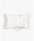 Фото #2 товара White 100% Pure Mulberry Silk Pillowcase, Queen