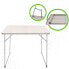 AKTIVE Folding Camping Table 80x60x70 cm