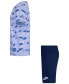 ფოტო #4 პროდუქტის Little Boys All-Over Print T-shirt and Shorts, 2 Piece Set