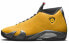 Фото #2 товара Jordan Air Jordan 14 Reverse Ferrari Yellow 法拉利 高帮 复古篮球鞋 男款 黄色 / Кроссовки Jordan Air Jordan BQ3685-706