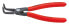 KNIPEX 48 21 J31 - Circlip pliers - Chromium-vanadium steel - Plastic - Red - 21 cm - 265 g