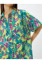 Cep Detaylı Kısa Kollu Hawaii Gömlek