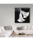 Фото #3 товара Susan S. Barmon 'Trumpet Flower Black And White' Canvas Art - 24" x 24"