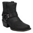Justin Boots Jungle Womens Black Casual Boots L9759