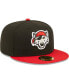 Фото #2 товара Men's Black Erie SeaWolves Authentic Collection Team Alternate 59FIFTY Fitted Hat