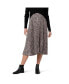 ფოტო #2 პროდუქტის Florence Women Pleat Skirt Black/Dusty Pink