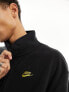 Фото #3 товара Nike Club fleece zip thru jacket in black