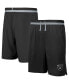 ფოტო #1 პროდუქტის Men's Black Las Vegas Raiders Cool Down Tri-Color Elastic Training Shorts