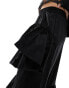 Фото #8 товара Urban Revivo ruffle detail maxi skirt in black