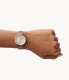 Фото #2 товара Fossil Armbanduhr Uhr Jacqueline 3-Zeiger-Werk Milanaise Edelstahl karamellfarben ES5120 UHR