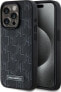 Фото #1 товара Karl Lagerfeld Karl Lagerfeld KLHMP15XPKHPORPK iPhone 15 Pro Max 6.7" hardcase czarny/black Leather Monogram Metal Logo