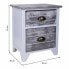 Nightstand Alexandra House Living White 28 x 45 x 38 cm