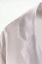 Пижамная рубашка из смесового шелка ZARA