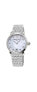 ფოტო #1 პროდუქტის Women's Swiss Slimline Diamond (1/20 ct. t.w.) Stainless Steel Bracelet Watch 30mm
