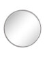 Фото #1 товара Large Round Contemporary Wall Mirror In Metallic Frame