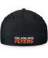 Фото #5 товара Men's Black Philadelphia Flyers Core Primary Logo Flex Hat