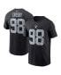 Фото #1 товара Men's Maxx Crosby Black Las Vegas Raiders Player Name and Number T-shirt