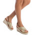 ფოტო #20 პროდუქტის Women's Jute Wedge Sandals By Gold