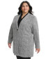 Фото #4 товара Plus Size Double D Topper Blazer