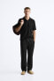 VERTICAL TEXTURED POLO SHIRT