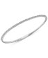 ფოტო #1 პროდუქტის EFFY® Diamond Skinny Bangle Bracelet (3/4 ct. t.w.) in 14k White Gold