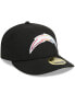 Фото #3 товара Men's Black Los Angeles Chargers 2023 NFL Crucial Catch Low Profile 59FIFTY Fitted Hat