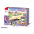 SLUBAN Girls Dream Plane + Control Tower 384 Pieces Construction Game