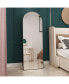Фото #1 товара Arched Full-Length Mirror for Makeup, Decor, and Room Expansion