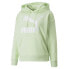 Фото #1 товара Puma Classics Logo Pullover Hoodie Womens Green Casual Outerwear 53186132