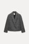 TEXTURED 100% WOOL BLAZER ZW COLLECTION