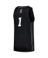 Фото #3 товара Men's #1 Black Mississippi State Bulldogs Swingman Basketball Jersey