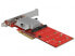Фото #5 товара Delock 90305 - PCIe - M.2 - Low-profile - PCIe 3.0 - Asmedia ASM2824 - 32 Gbit/s