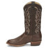 Фото #3 товара Tony Lama Tiberius Ostrich Round Toe Cowboy Mens Brown Casual Boots O6082