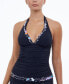 Фото #1 товара PROFILE by GOTTEX 296142 Women s Tummy Tankini Top Swimwear Black Size 6