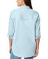 Petite Amanda Cotton Button-Front Shirt