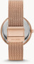 Фото #4 товара Женские часы Skagen Karolina солнечные стальные розового цвета 36мм SKW2980