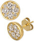 ფოტო #1 პროდუქტის Strawberry & Nude™ Diamond Cluster Stud Earrings (1 ct t.w.)