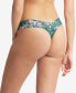 Printed Signature Lace Low Rise Thong Underwear