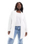 Фото #4 товара Yours jersey blazer in white