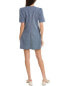 Фото #2 товара Serenette Button-Down Shift Dress Women's Blue Os