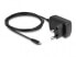 Фото #2 товара Delock 4 Port USB 10 Gbps Hub mit Type-C Anschluss 60 cm Kabel und Schalter für jeden